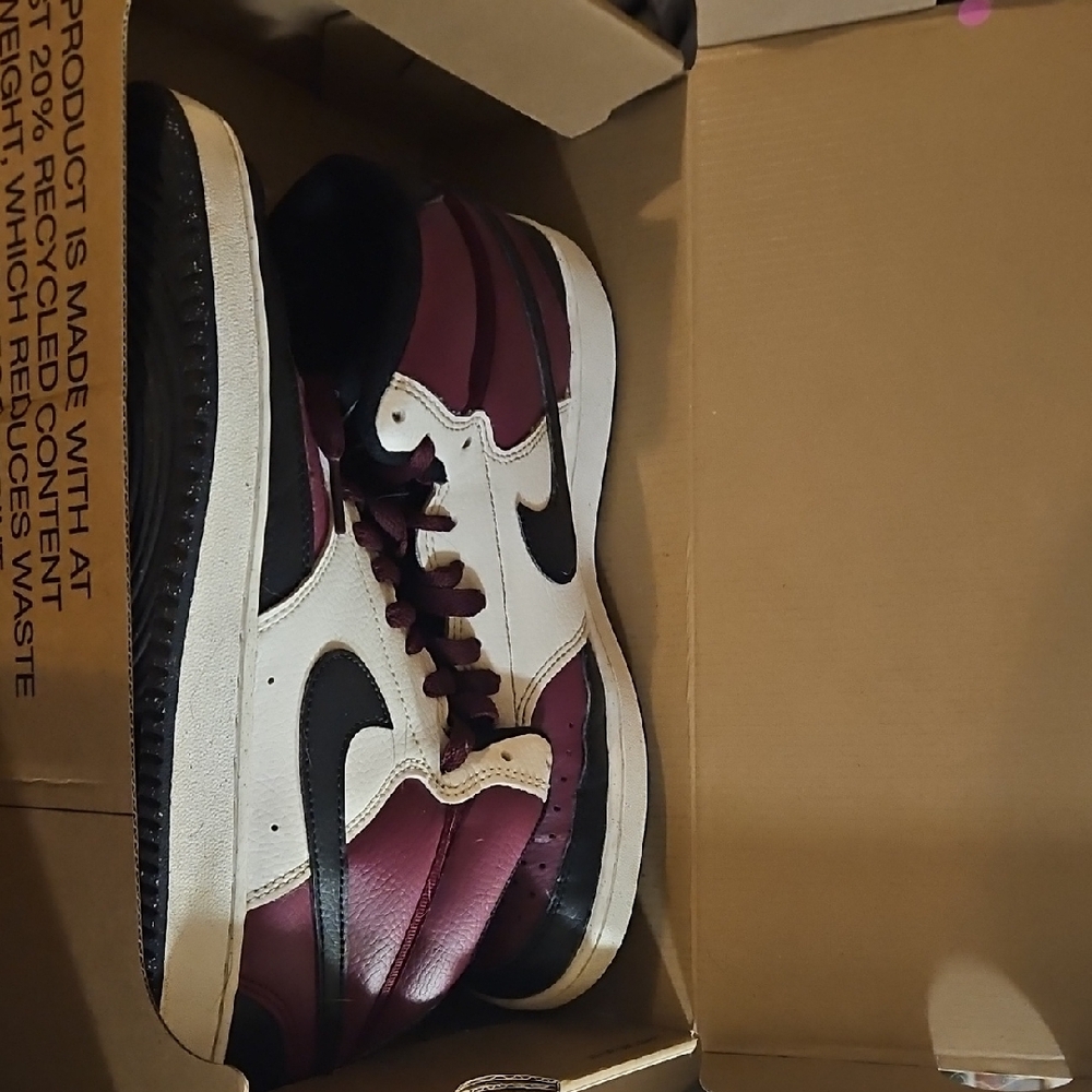 Nike Court Vision Mid NN in Black and White - Picture 5 of 5